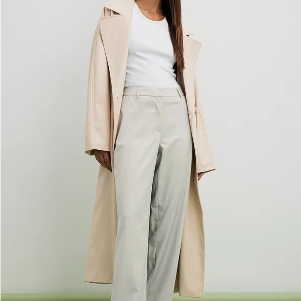 NA KD oversized trench coat